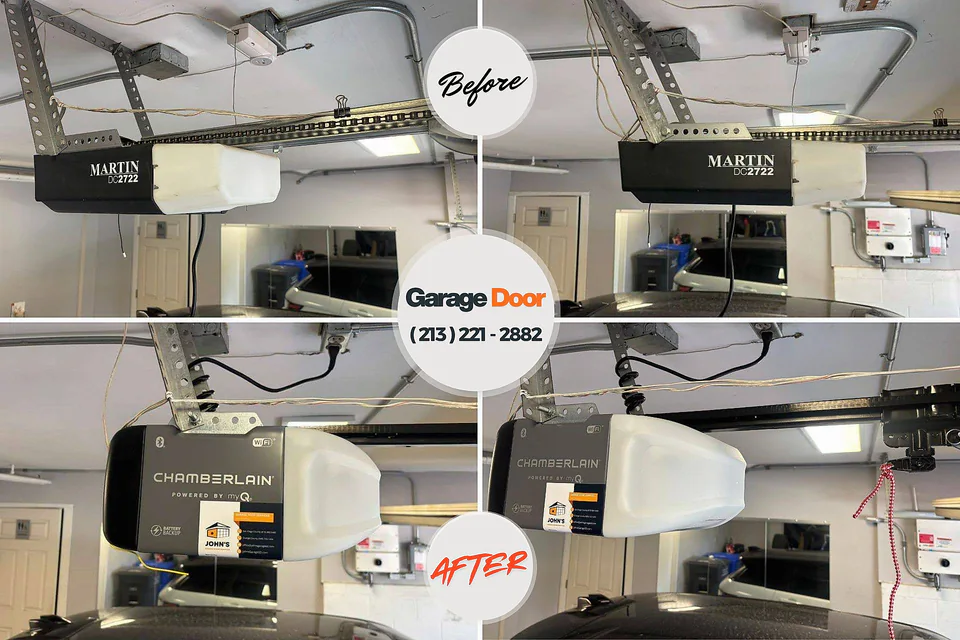 Before and after: Garage Door Emergency Repair Ignacio, CO